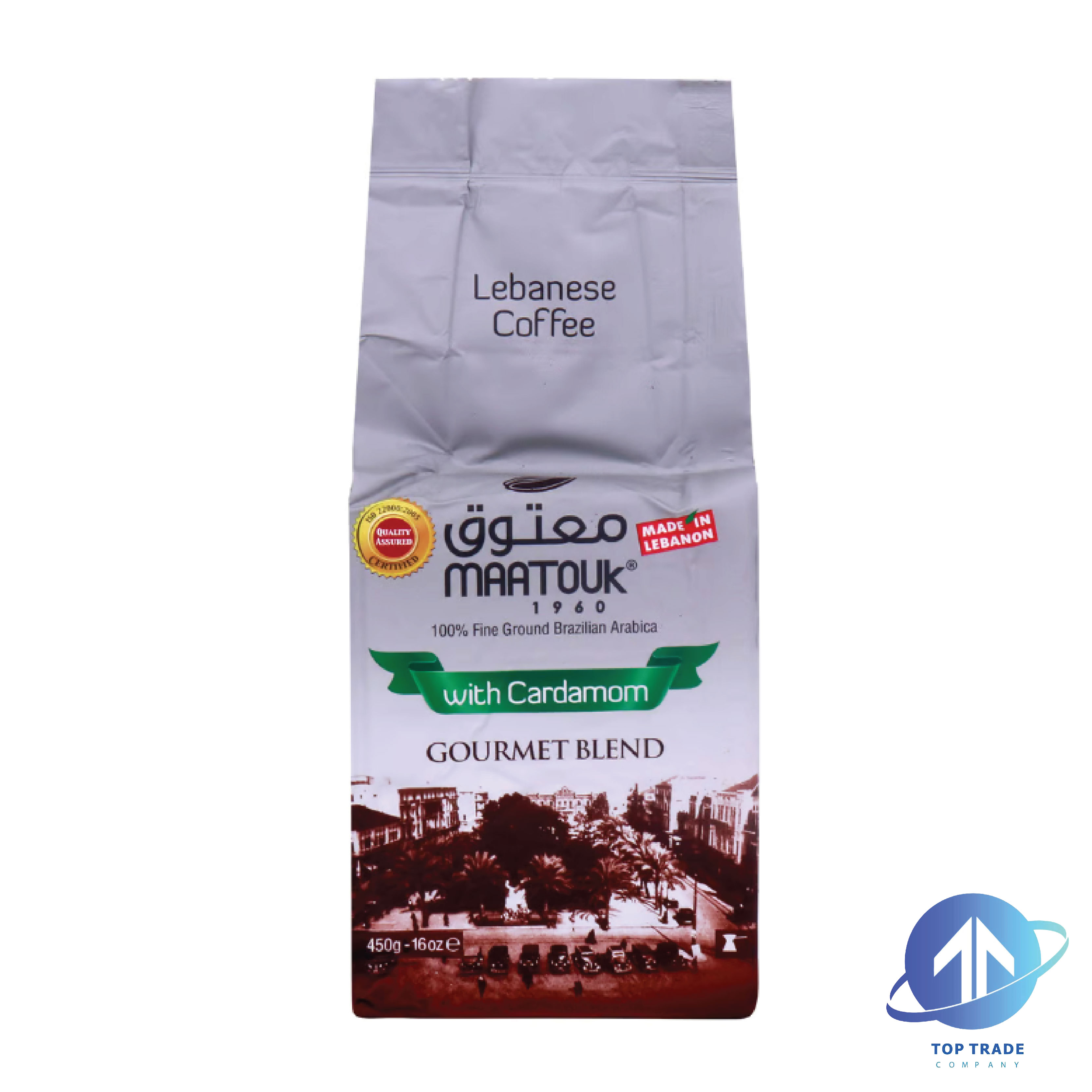 Maatouk coffee with cardamom 450gr
